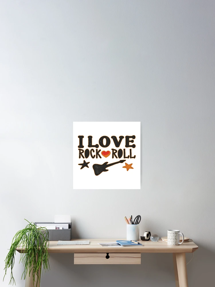 Thumbnail 2 of 3, Poster, Heartstrings Rocker designed and sold by NickTaroDesign.