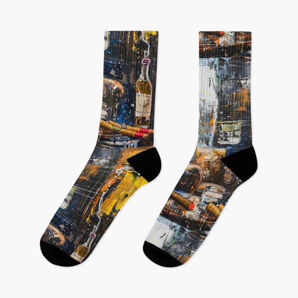 Item preview, Whiskey Whirlwind- Abstract Expressionist Conversations in a Smoky Lounge Ambiance designed and sold by OlfactoART Studio.