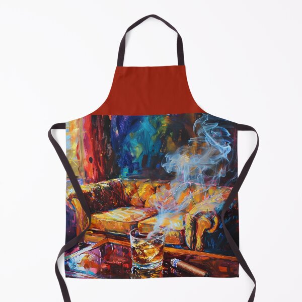 Item preview, Urban Retreat - A Graffiti-Infused Cigar Lounge Experience with Leather and Plumes of Smoke designed and sold by OlfactoART Studio.