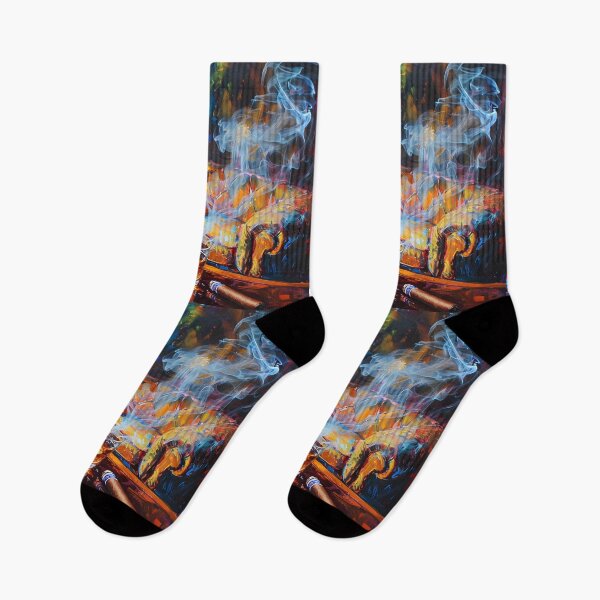 Item preview, Urban Retreat - A Graffiti-Infused Cigar Lounge Experience with Leather and Plumes of Smoke designed and sold by OlfactoART Studio.