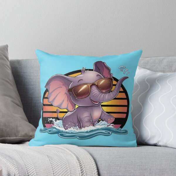 Item preview, Baby Elephant At The Beach designed and sold by MyTshirtArt.