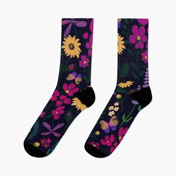 Item preview, Night Garden Floral Botanical designed and sold by NdesignTrend.