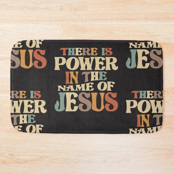 Item preview, Power in Jesus Name Christian Quote designed and sold by cidolopez.