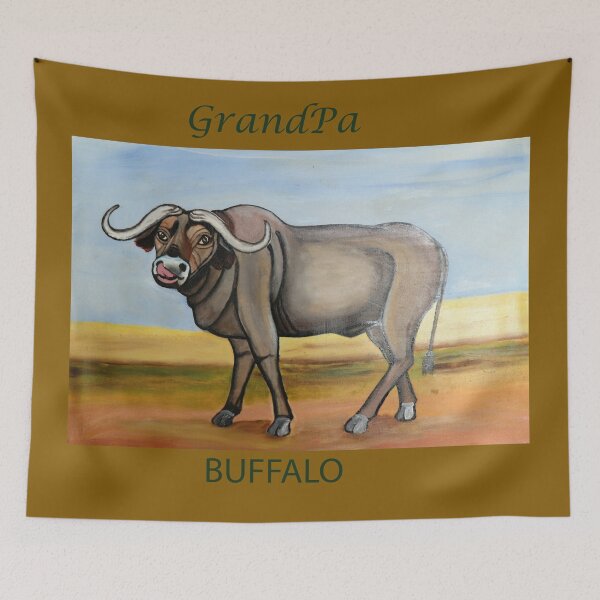 Item preview, Grandpa Buffalo designed and sold by annenambiro.