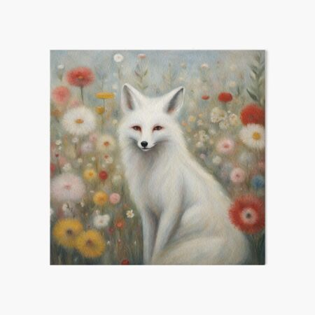 Item preview, flower fox designed and sold by ohsopurposeless.