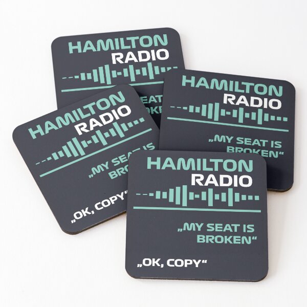 Item preview, F1 Team radio - My seat is broken Lewis Hamilton  designed and sold by Formula 1 Designs.