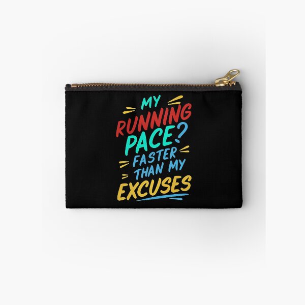 Item preview, My Running Pace? Faster Than My Excuses Runner Joke designed and sold by DomTeesHaven.
