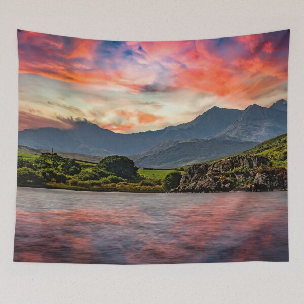 Item preview, Llynnau Mymbyr And Snowdon designed and sold by AJEvans.