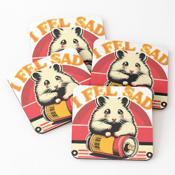 Item preview, Sad Hamster -meme,mouse-coquette cry  designed and sold by toobel.