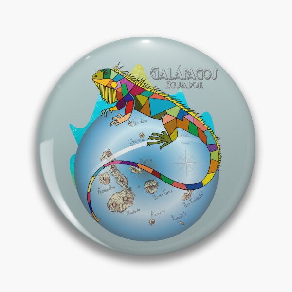 Item preview, Galapagos marine iguana in colors designed and sold by leeloolook.