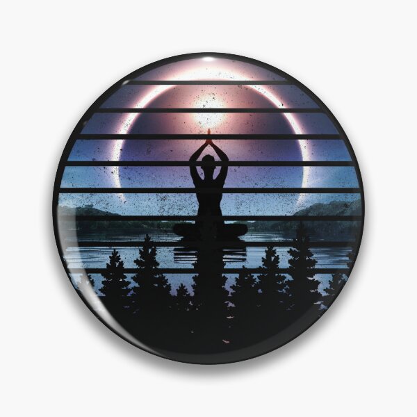 Artikelvorschau, Totale Sonnenfinsternis 08.04.2024 Grafikdesign-Yoga entworfen und verkauft von Cute & Sassy Custom Gifting Boutiques.