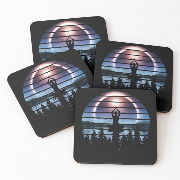 Item preview, Eclipse Solar Total 8/4/2024 Diseño Gráfico Yoga designed and sold by tamdevo1.