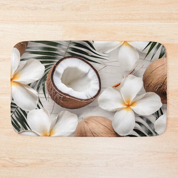 Item preview, Tropical paradise seamless coconut  designed and sold by ShopMaxiDesigns.