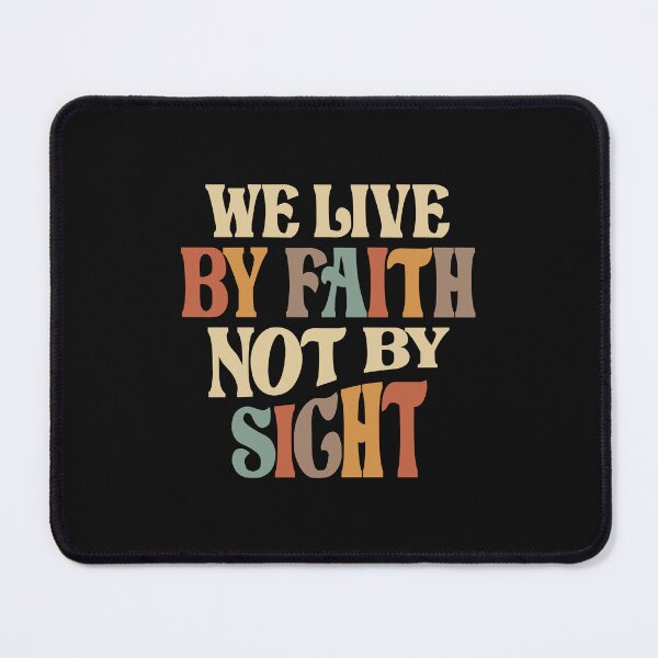 Item preview, Live by Faith Inspirational Christian Quote designed and sold by cidolopez.