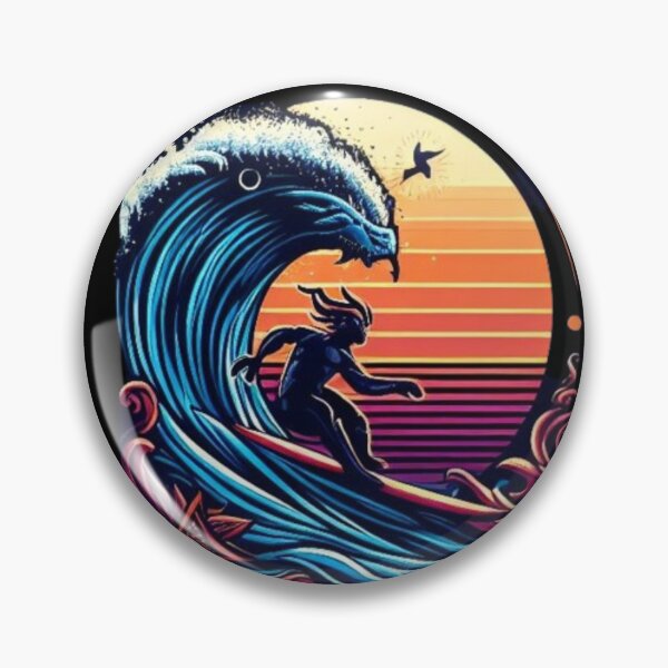 Item preview, Explore Arrakis - Classic Surf Inspired T-Shirt - Sand Dunes - Traditional Sci-Fi - Blue Bird designed and sold by Plazacore.