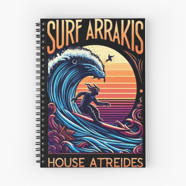 Item preview, Explore Arrakis - Classic Surf Inspired T-Shirt - Sand Dunes - Traditional Sci-Fi - Blue Bird designed and sold by Plazacore.