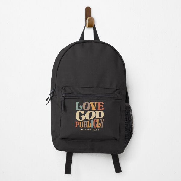 Item preview, Love God Publicly Matthew 10:33 Christian Quote designed and sold by cidolopez.