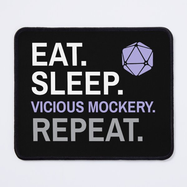 Item preview, D&D Bard Vicious Mockery - Eat Sleep Repeat designed and sold by sunburstrpg.
