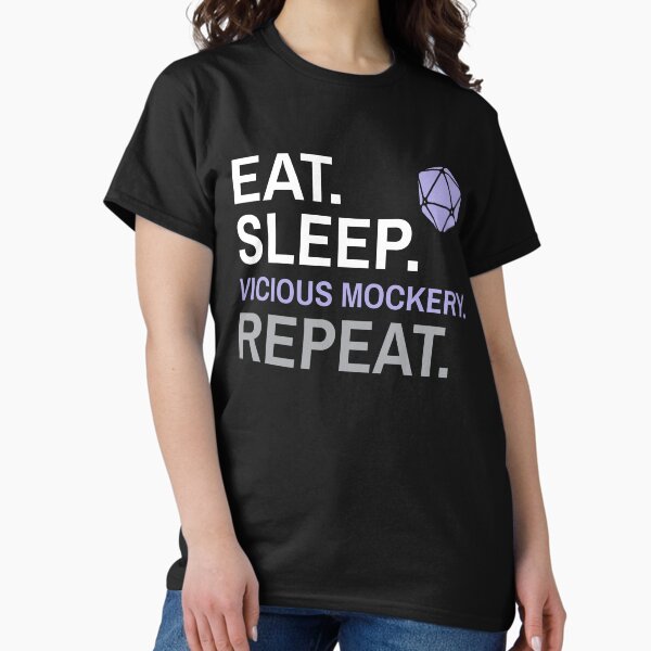 Item preview, D&D Bard Vicious Mockery - Eat Sleep Repeat designed and sold by sunburstrpg.
