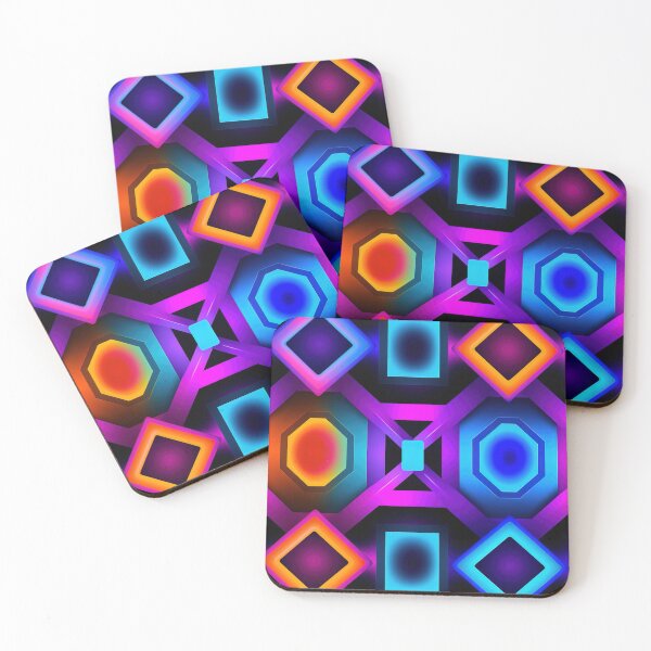 Item preview, Vibrant geometric shapes designed and sold by ShopMaxiDesigns.