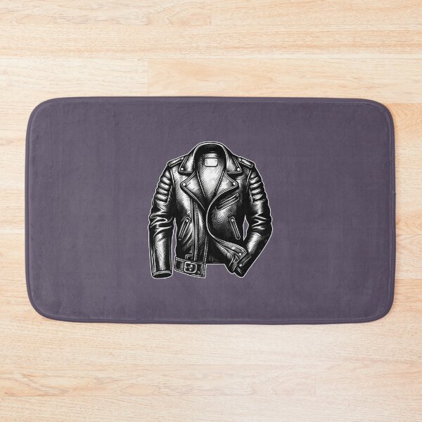 Item preview, Archer's Black Leather Jacket - Biker Jacket designed and sold by AmberRoseWrites.