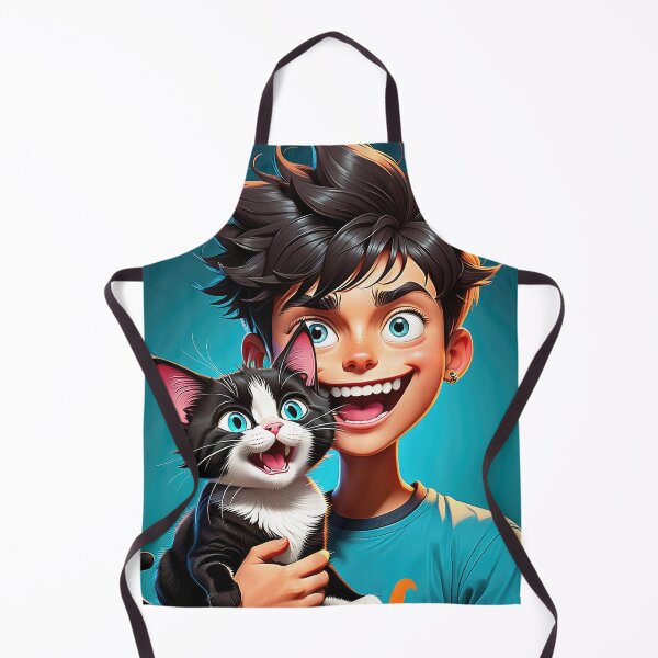 Item preview, Crazy Boy's Cat - 2 designed and sold by cyberartstudiox.