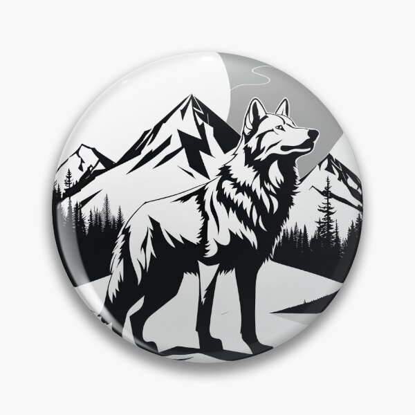 Item preview, Pretty mountain forest wolf designed and sold by luisalfonso1989.