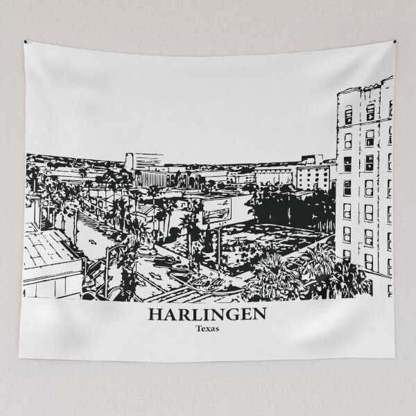 Item preview, Harlingen - Texas designed and sold by Lakeric Cityscapes.