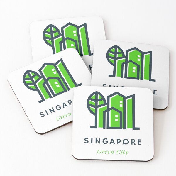 Item preview, Singapore Asia Sustainable Green City Logo designed and sold by Vintage-TM.