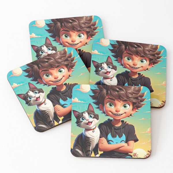 Item preview, Crazy Boy's Cat - 3 designed and sold by cyberartstudiox.