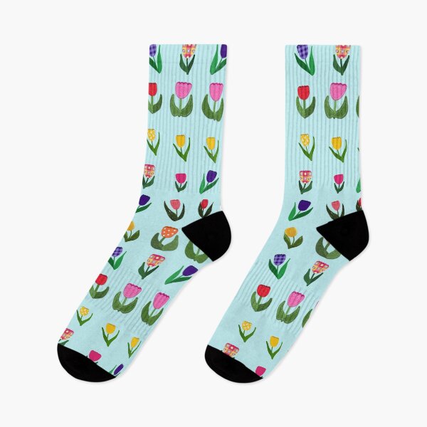 Item preview, Felt Look Tulips Spring Flowers Whimsical and Cute designed and sold by CheriesArt.
