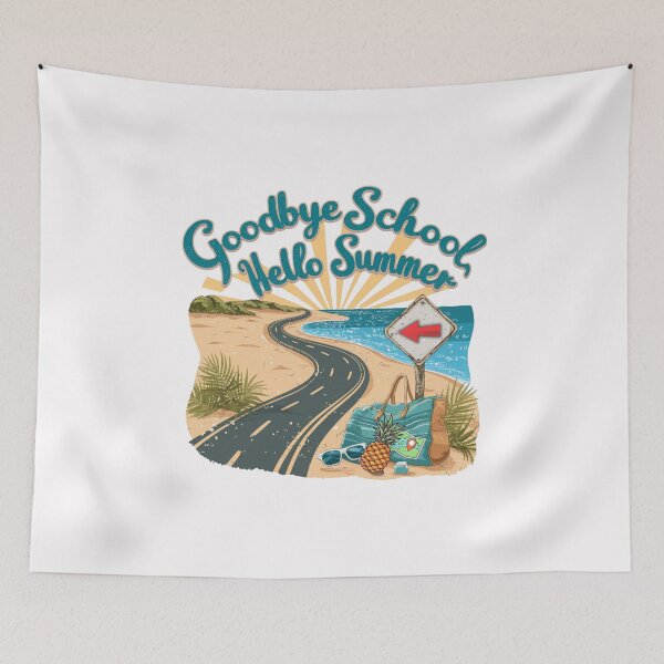 Item preview, Goodbye School Hello Summer Holiday designed and sold by Psycho-Crazy.