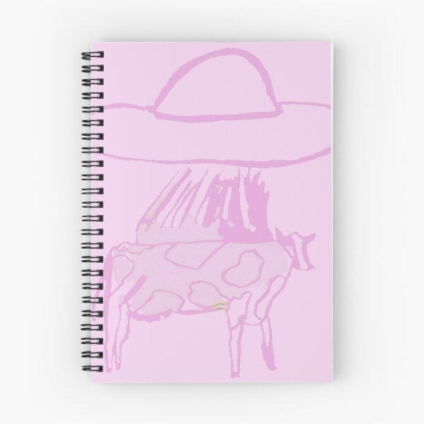 Item preview, Cow Abducted by UFO Pink designed and sold by Endearing Evil Art.