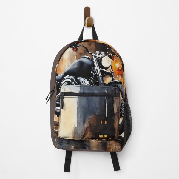 Item preview, Watercolor Motorcycle designed and sold by AmberRoseWrites.