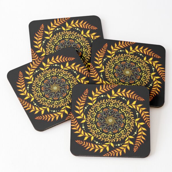 Item preview, Moth Mandala digital design designed and sold by larkanneart.