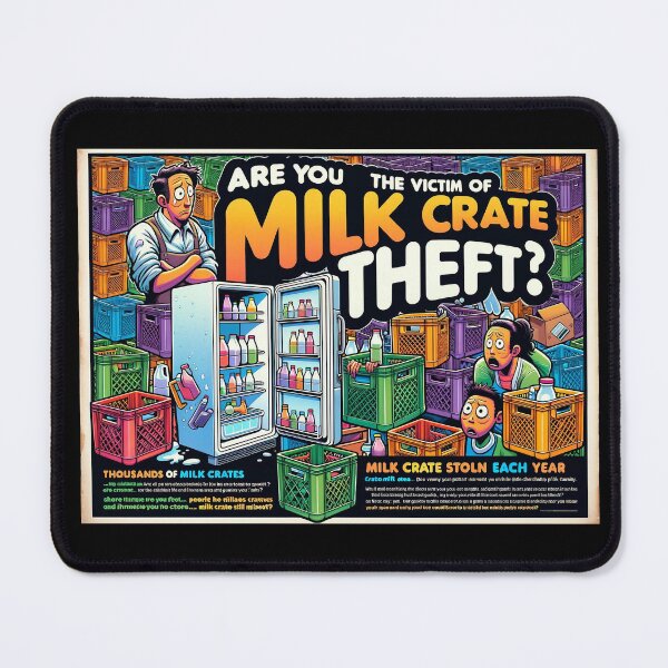 Item preview, Missing Milk Crate Mystery designed and sold by eatmorvelopator.