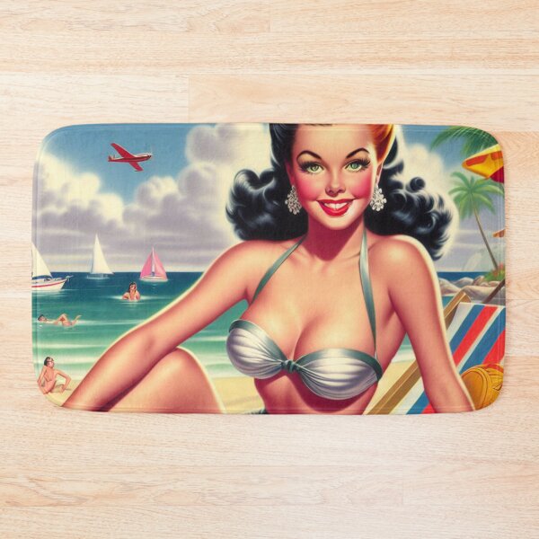 Item preview, Vintage Summer Pin-up designed and sold by PulpVintage.
