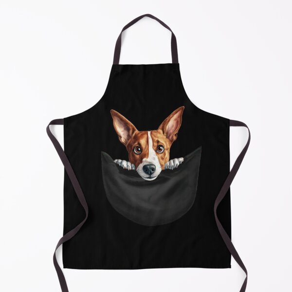 Item preview, Dog in a Pocket Cute Basenji Poppy designed and sold by LovelyHappyGift.