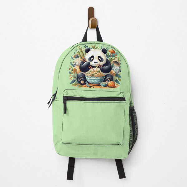 Item preview, PANDA EATING NOODLE / RAMEN designed and sold by KoalaArtStudio.