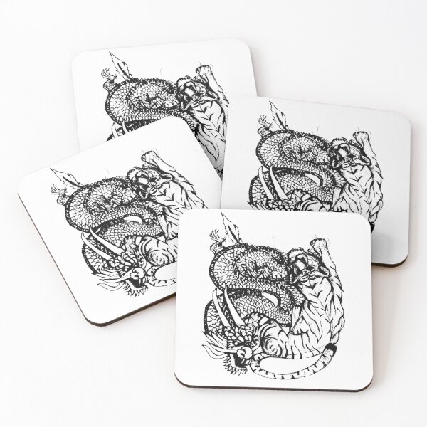 Item preview, Dragon vs tiger designed and sold by Krissys-Art.