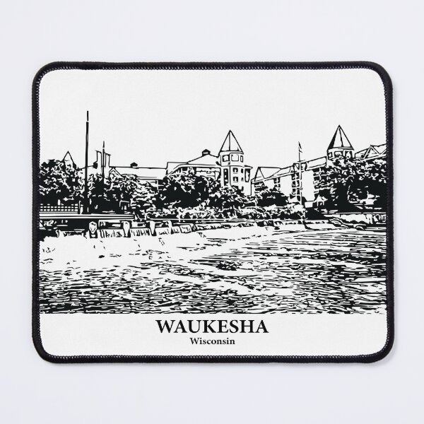 Item preview, Waukesha - Wisconsin designed and sold by Lakeric Cityscapes.