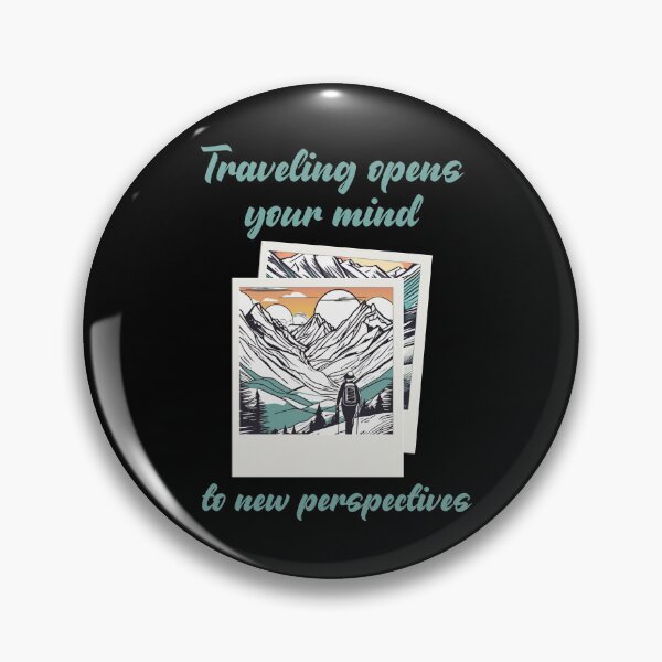 Item preview, Traveling opens your mind to new perspectives designed and sold by Dominika Bednarska.