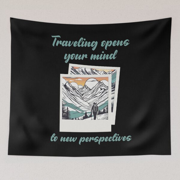 Item preview, Traveling opens your mind to new perspectives designed and sold by Dominika Bednarska.