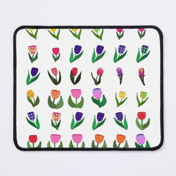 Item preview, Felt Style Tulips Spring Flowers Whimsical and Cute designed and sold by CheriesArt.