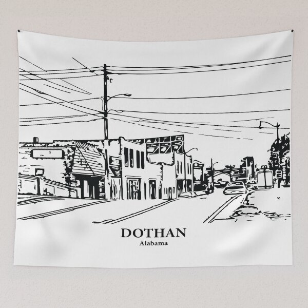 Item preview, Dothan - Alabama designed and sold by Lakeric Cityscapes.