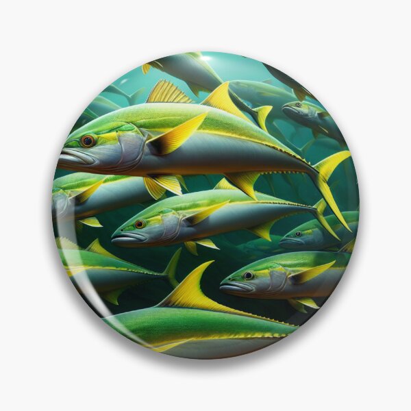 Item preview, Channel Islands Anacapa Yellowtail in a Kelp Forest designed and sold by HippieFarms11.
