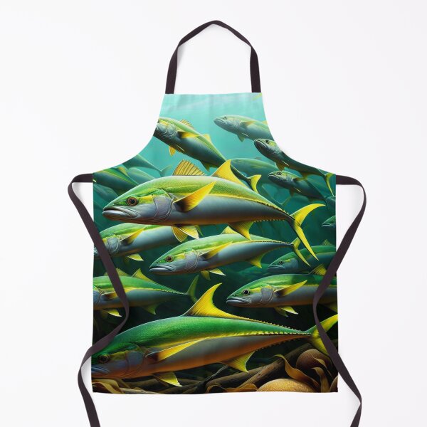 Item preview, Channel Islands Anacapa Yellowtail in a Kelp Forest designed and sold by HippieFarms11.