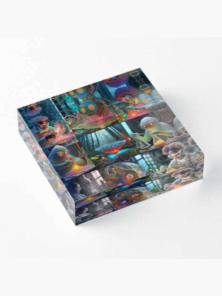 Thumbnail 3 of 5, Acrylic Block, REBIRTH-G-000 designed and sold by philjarry.