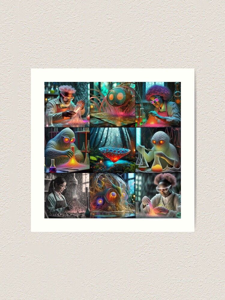 Thumbnail 1 of 3, Art Print, REBIRTH-G-000 designed and sold by philjarry.