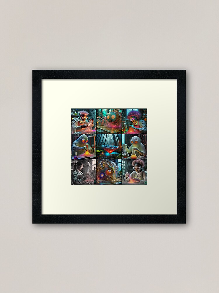 Thumbnail 1 of 7, Framed Art Print, REBIRTH-G-000 designed and sold by philjarry.